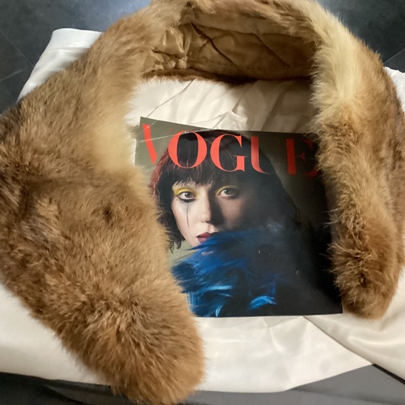 Mink collar vintage Jackets & Blazers - RED FOX ?????🦊 FUR. Collar. Nice larger one 32 in. MINT VINTAGE. FLUFFY N SOFT